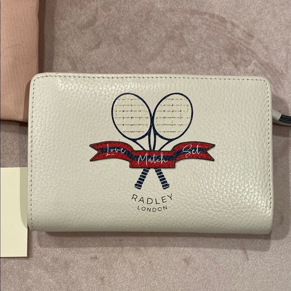 Radley London Cream Tennis Heart Wallet